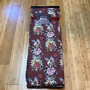 ED HARDY 3 piece queen quilt set, NWT